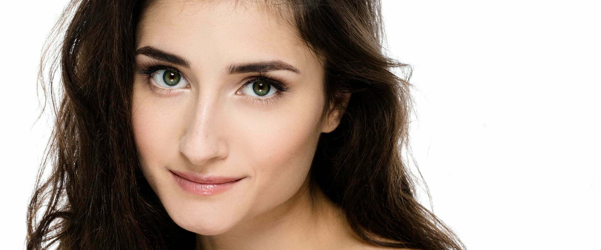 beautiful woman with beautiful skin
